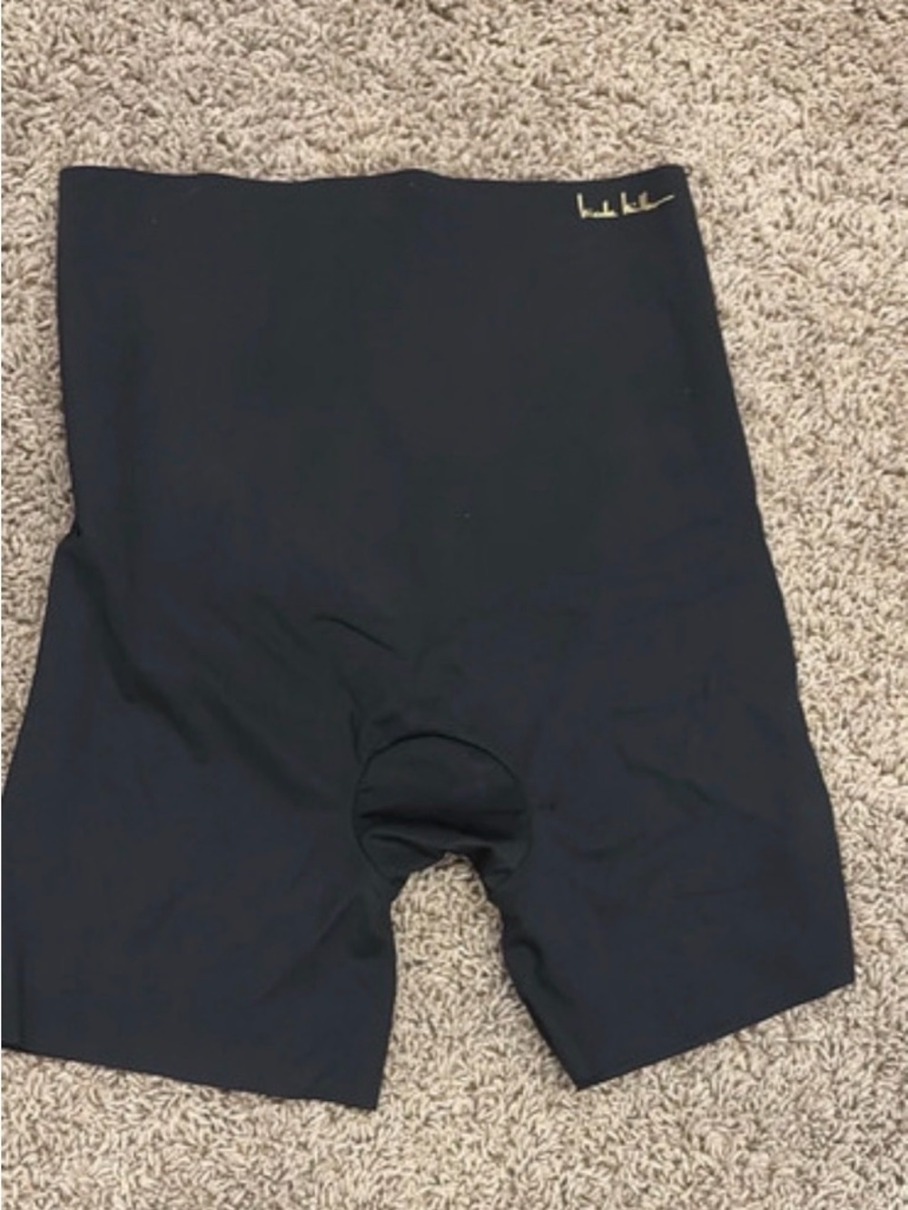 Nicole Miller Black High-Waist Shapewear Shorts